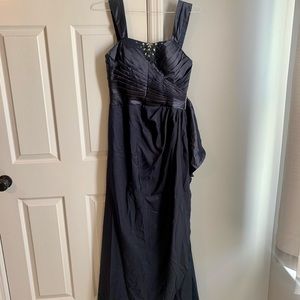 NWOT Sz 10 Navy Formal Dress Mother of Bride
